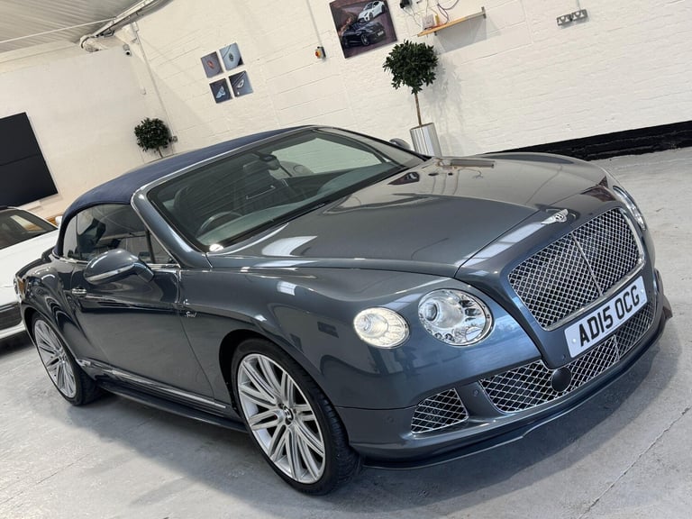 2015 Bentley Continental 6.0 W12 Speed 2dr Auto CONVERTIBLE PETROL Automatic