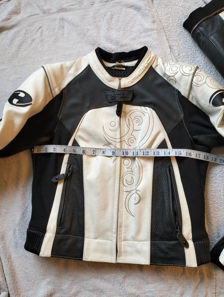 Held Womens Leather Motorbike 2 piece Suit  Size UK 12 EU 42 Jacket 38" Trousers 32"