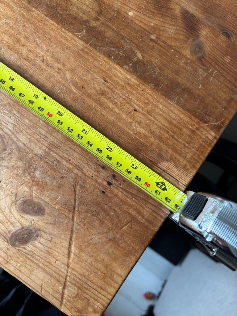 Vintage handmade solid pine cupboard