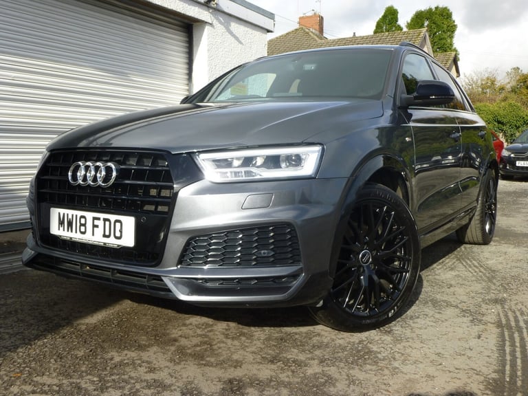 AUDI Q3 AUDI Q3 2.0 TDI 150 BHP QUATTRO BLACK EDITION EURO6 ULEZ SUV 2018
