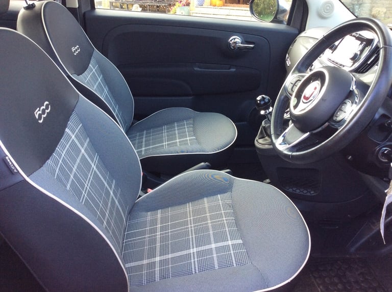 2016 Fiat 500 1.2 Lounge 3dr HATCHBACK Petrol Manual