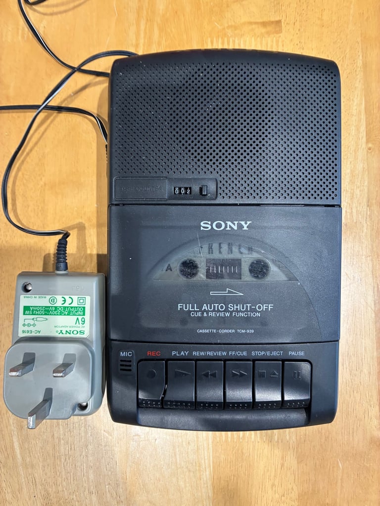image for Sony TCM-939 Classic Cassette Player-Recorder Fully Working