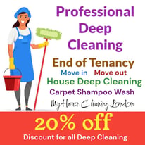 Guaranteed Deep Cleaning 2x cleaners Short Notice End of Tenancy 