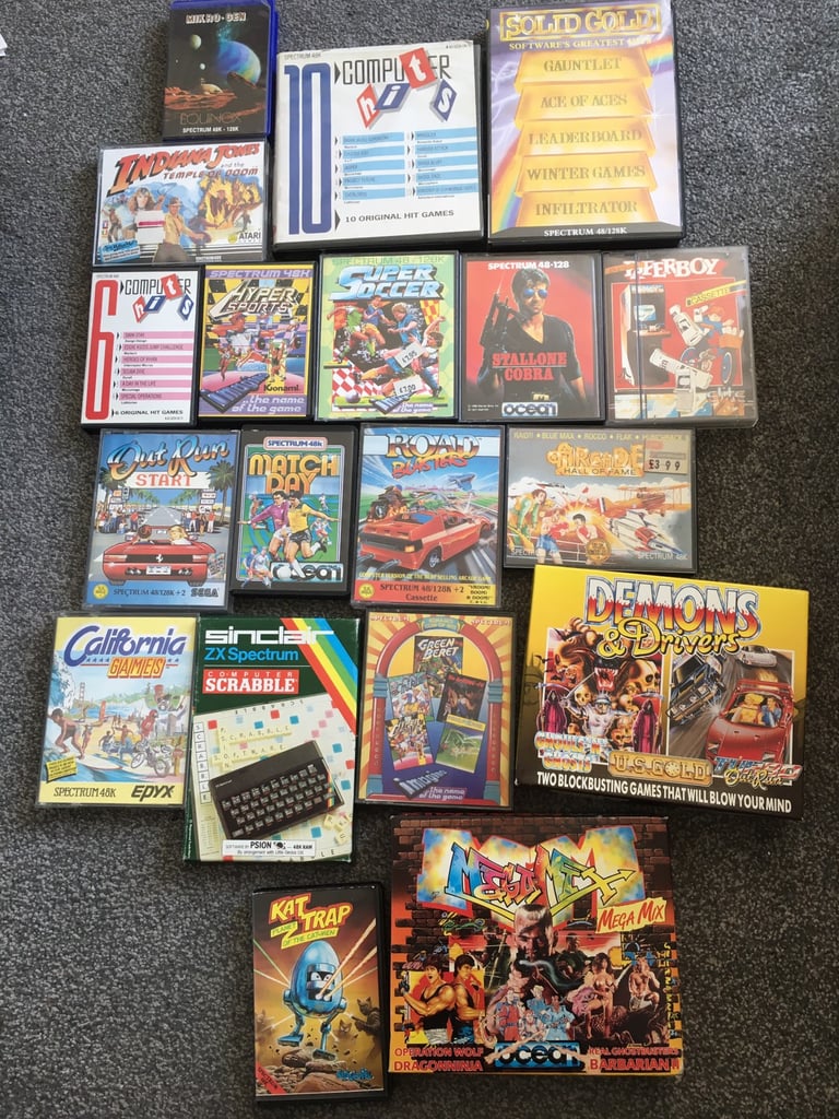 Zx spectrum console and games