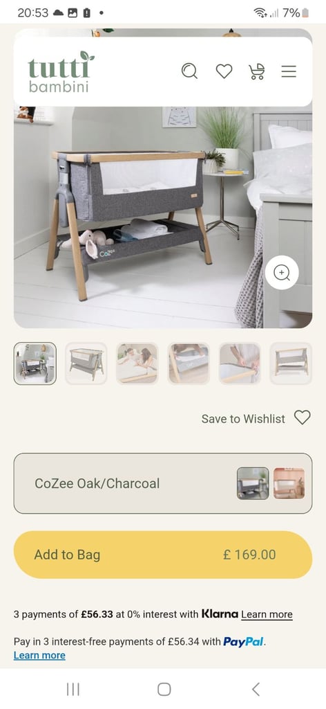 Tutii Bambini crib cot