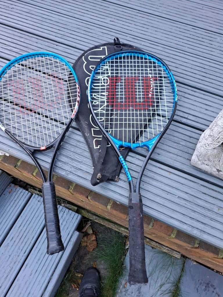 image for 2 wilson tennis rackets