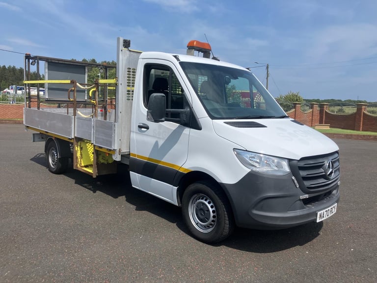 2020 70 Mercedes-Benz Sprinter 314 cdi lwb drop side truck pick up traffic manag