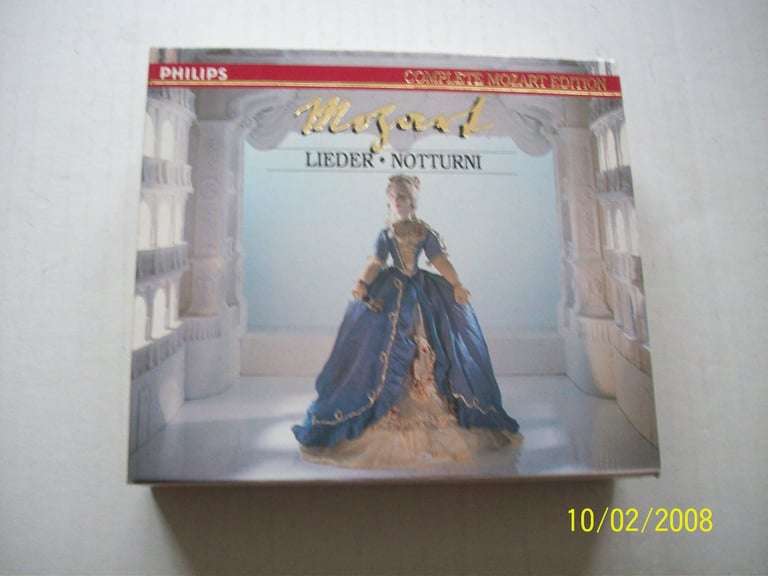 image for Mozart-lieder-Notturni-Complete Mozart Edition 2 CD Box Set + 128 page booklet Elly Ameling 