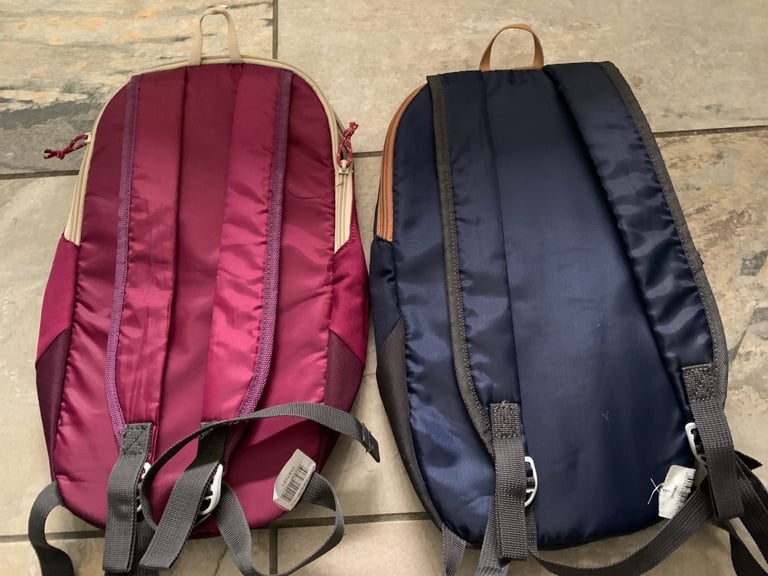 Pair of New/unused Quechua Back pack/Ruck Sack 10L