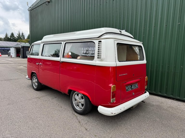 Volkswagen T2 Camper Van Bay Window 1972 Australian Import Fuchs Style Alloys