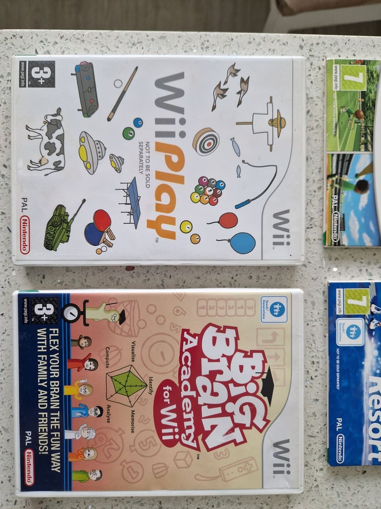 Wii Bundle in Black 100% Complete 