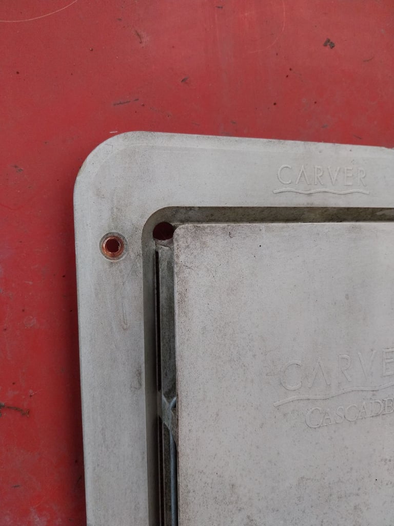 Carver cascade water heater flue cover 