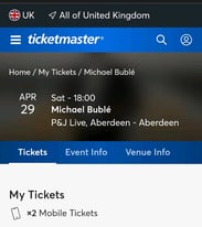 Michael Bublé Tickets 
