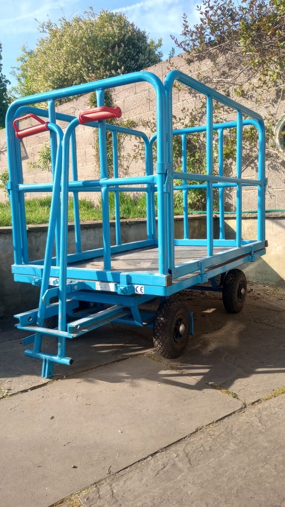 Eurokraft steerable trolley with brake