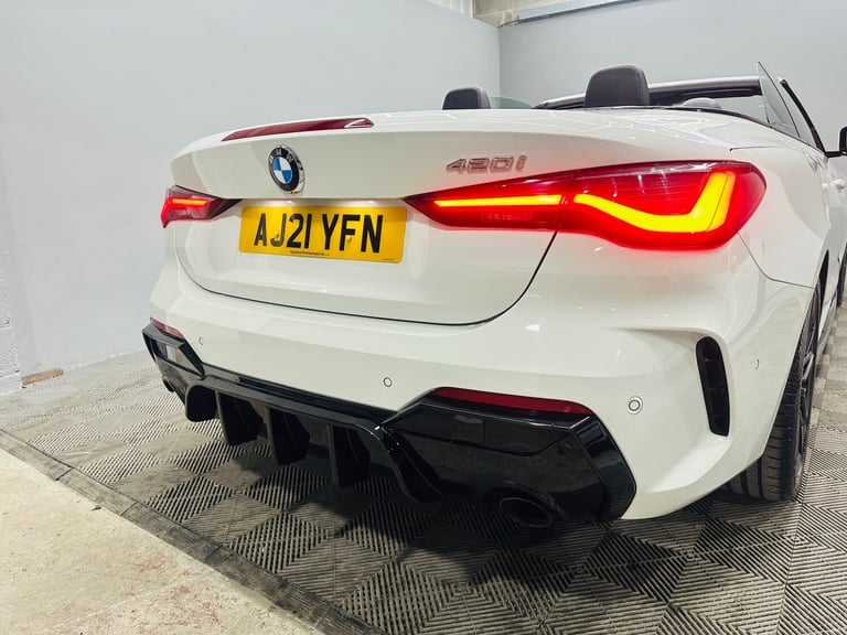2021 BMW 4 Series 420i M Sport 2dr Step Auto CONVERTIBLE Petrol Automatic
