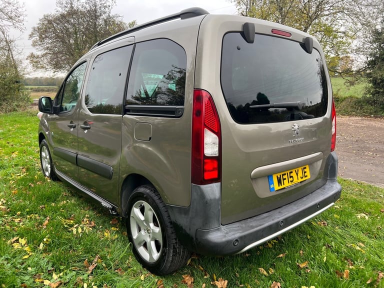 2015 15 PEUGEOT PARTNER TEPEE 1.6 HDI 92 OUTDOOR FSH A/C 2 KEY MOT 10/26 PX SWAP