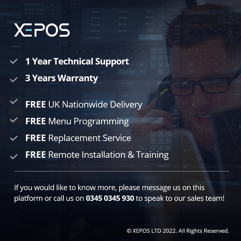 All-in-One EPOS Till – Restaurants, Nightclubs & Cafes