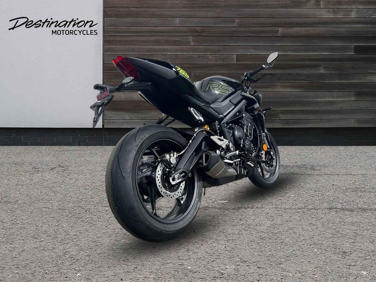 2025 Triumph Street Triple 765 RS PREMIUM COLOUR Petrol black 6 Speed