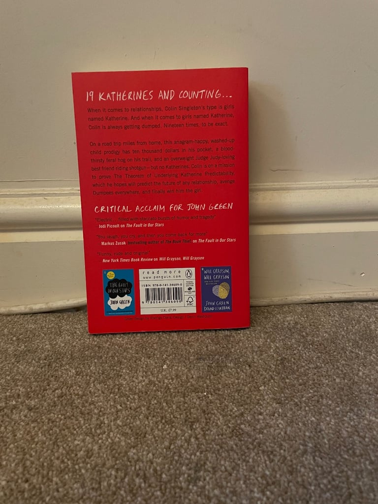 An Abundance of Katherine’s by John Green