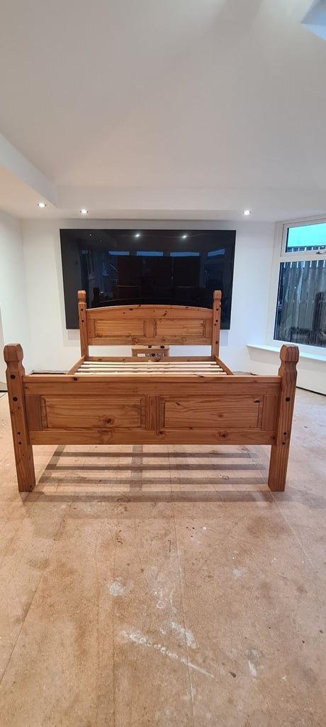 image for KINGSIZE PINE BED..WE CAN DELIVER 