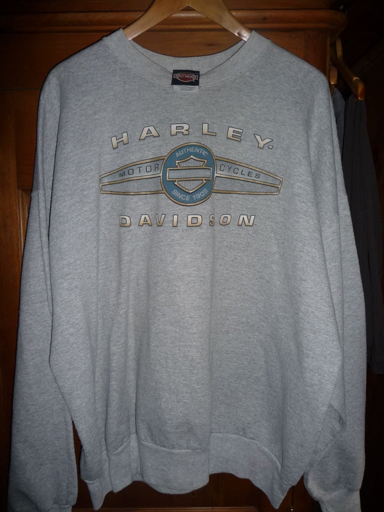 image for genuine harley sweat top xl