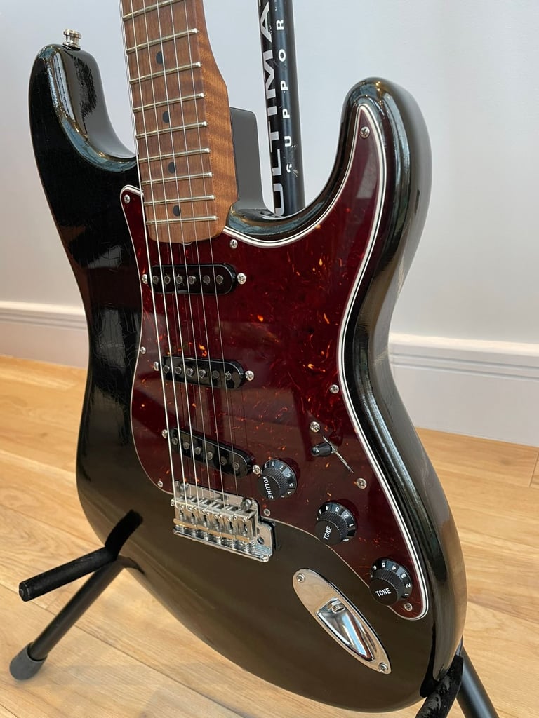 Fender Custom Shop 55 Stratocaster Texas Tea Roasted Flame Neck