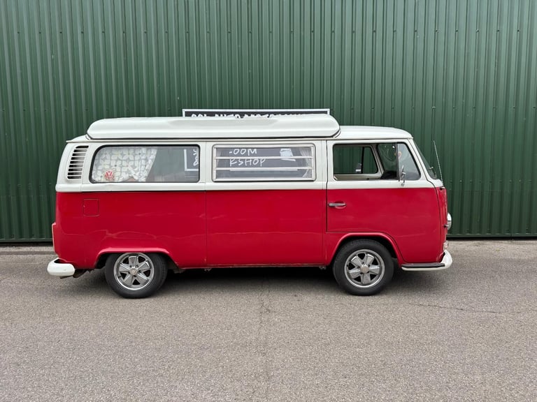 Volkswagen T2 Camper Van Bay Window 1972 Australian Import Fuchs Style Alloys