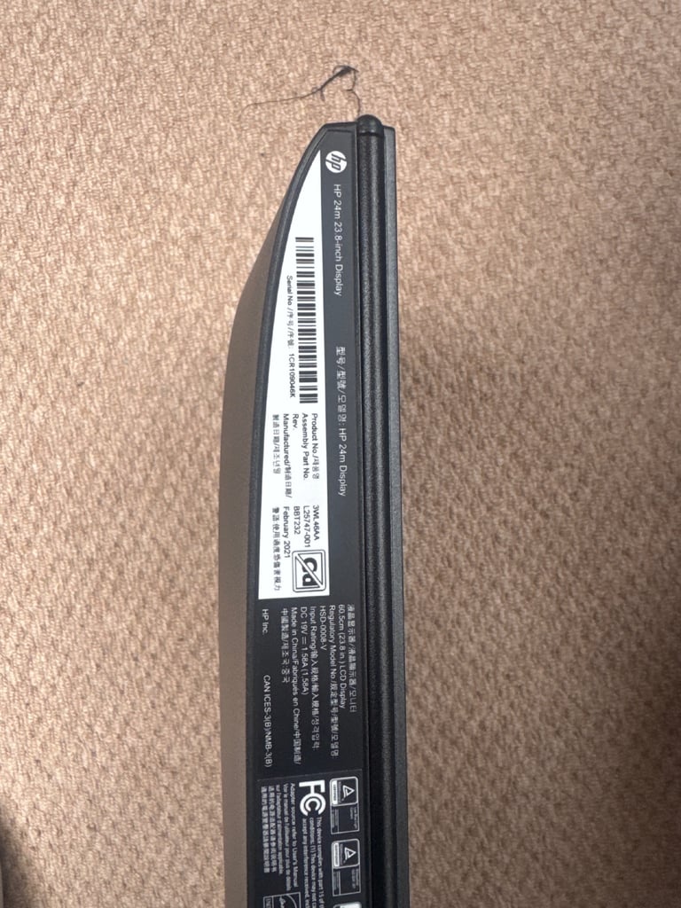 Hp monitor appear as new