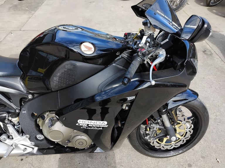 2009 09 HONDA CBR 1000 RR-8 FIREBLADE CBR1000RR CBR1000 BLACK SPORTS SUPERBIKE
