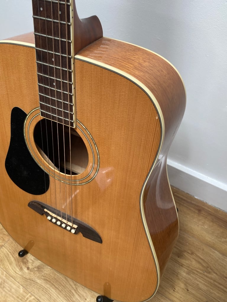 Left-Handed Acoustic Guitar (Alvarez)