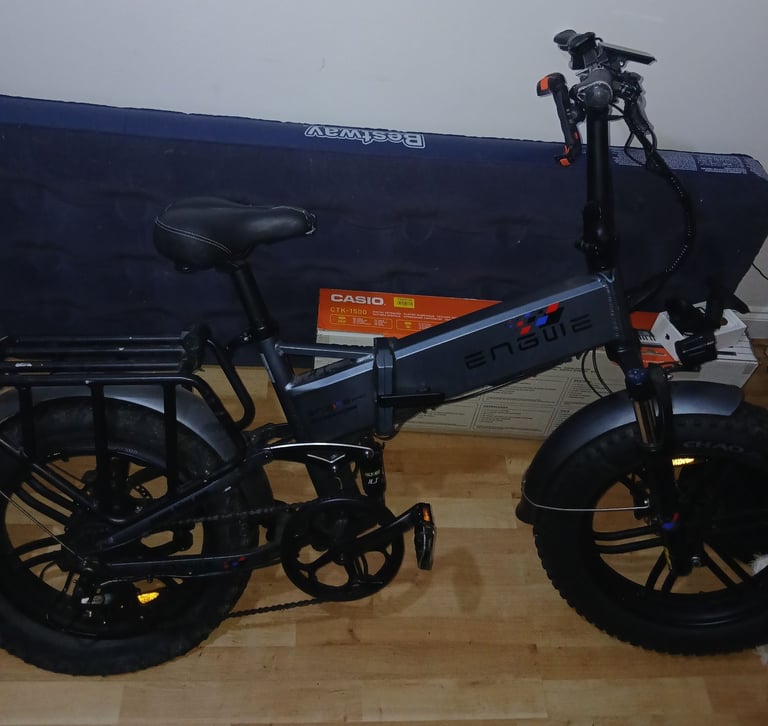 Engwe Pro Electric Bike – Used, Fully Working (Needs Keys & Back Tyre Repair)