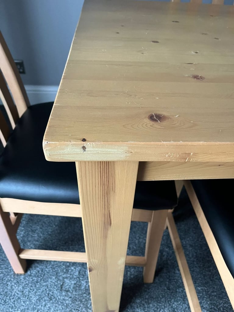Free to a good home.  Table and 6 chairs 