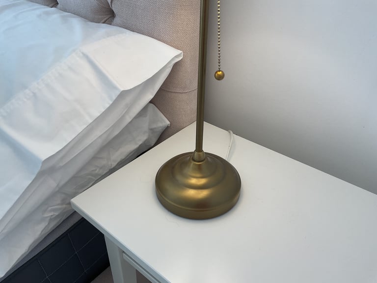2 IKEA Brass lamps 