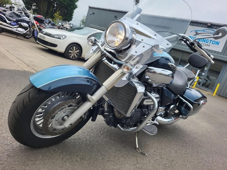 2007 57 TRIUMPH ROCKET 111 3 TOURING 23 BLUE CLASSIC CRUISER TOURER CLEAN