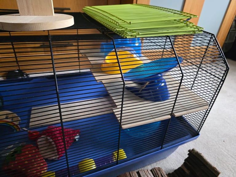 Large hamster cage 39" long x 21" wide x 19 " high