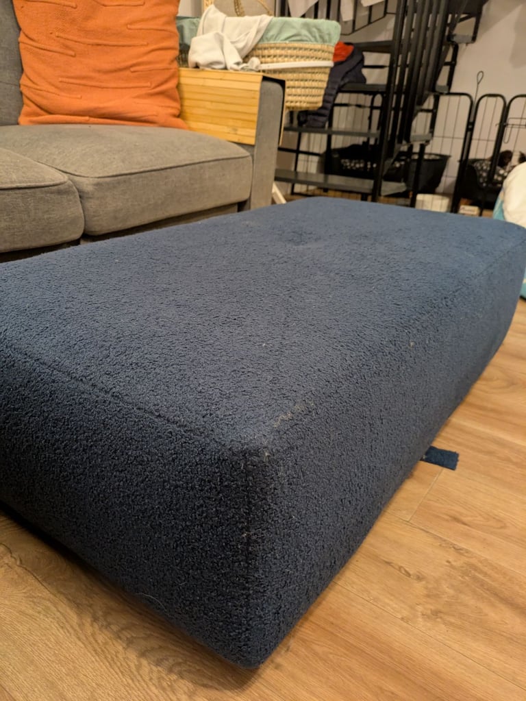 Navy Footstool 