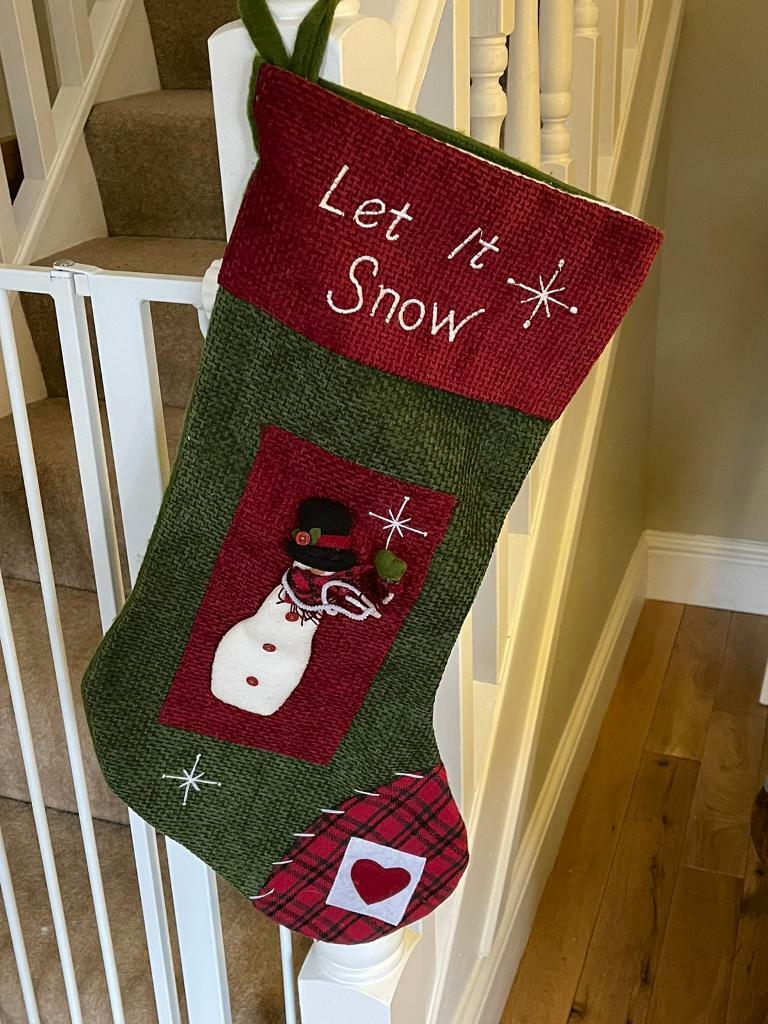 2 large Christmas stockings 