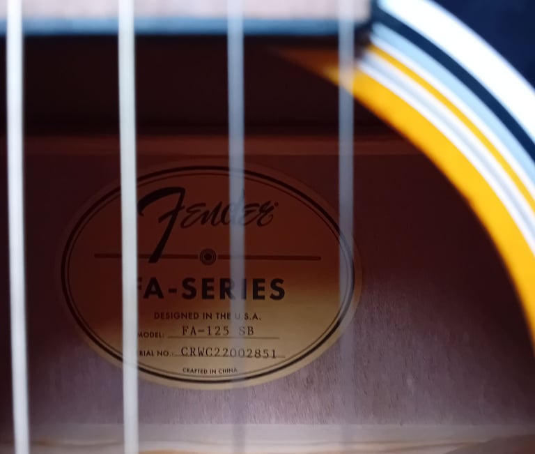 Fender 125 Accoustic Guitar