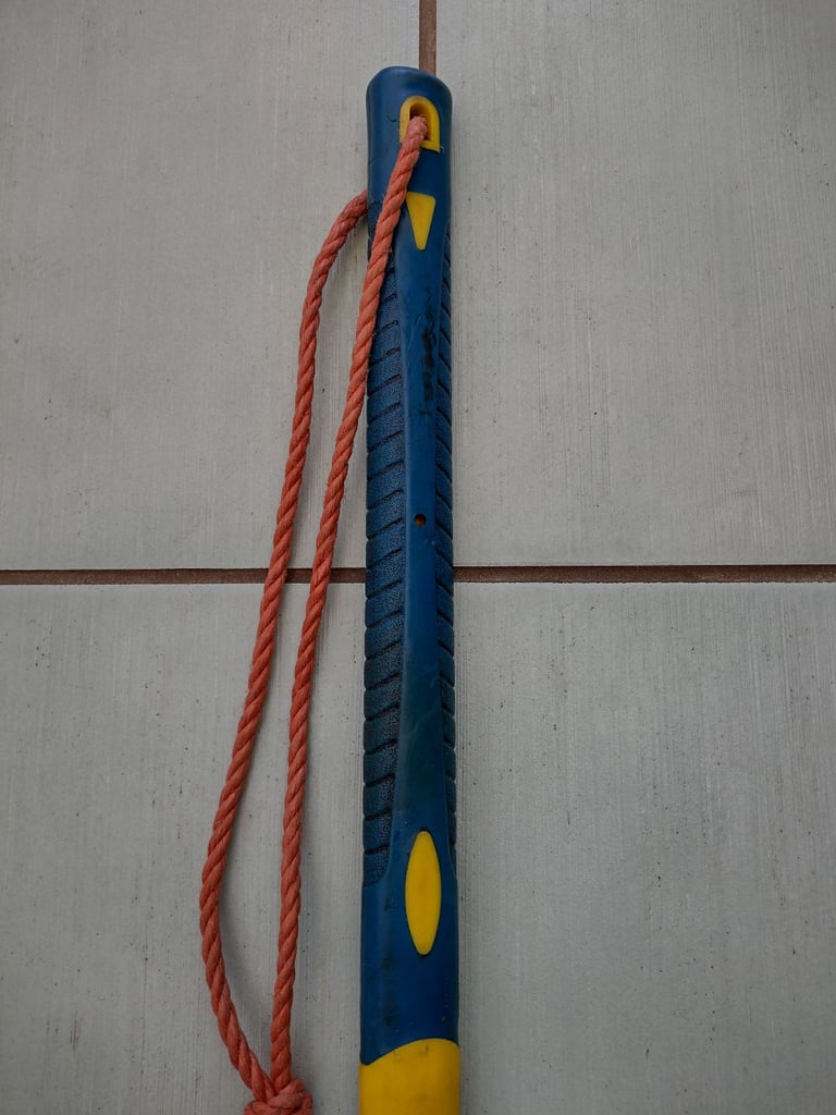 image for Fibreglass Pick Axe Shaft, with an easy grip grooved Rubber Handle.