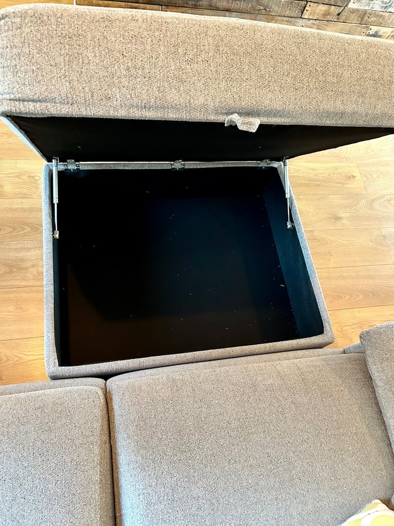 3 Seater sofa & foot stool