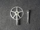 Newly Re-chromed Vintage Chainset (Cotter pin)