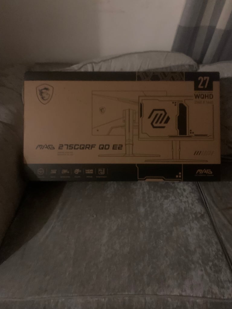 MSI MAG 275CQRF QD E2 27 Inch WQHD Curved Gaming Monitor