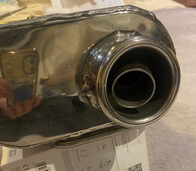 MZ BAGHIRA ORIGINAL EXHAUST CAN/MAN CAVE DECORATION? - REDUCED TO CLEAR