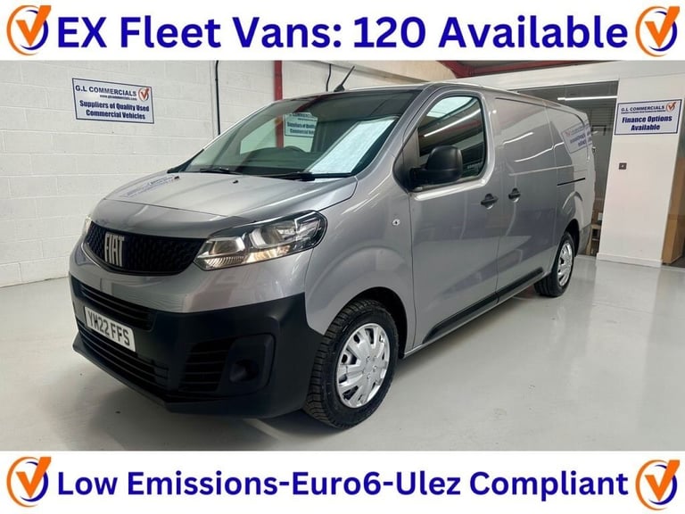 2022 22 FIAT SCUDO 1.5 MULTIJET TECNICO 6DR LWB 100 BHP * 30,223 L2 LWB * DIESEL