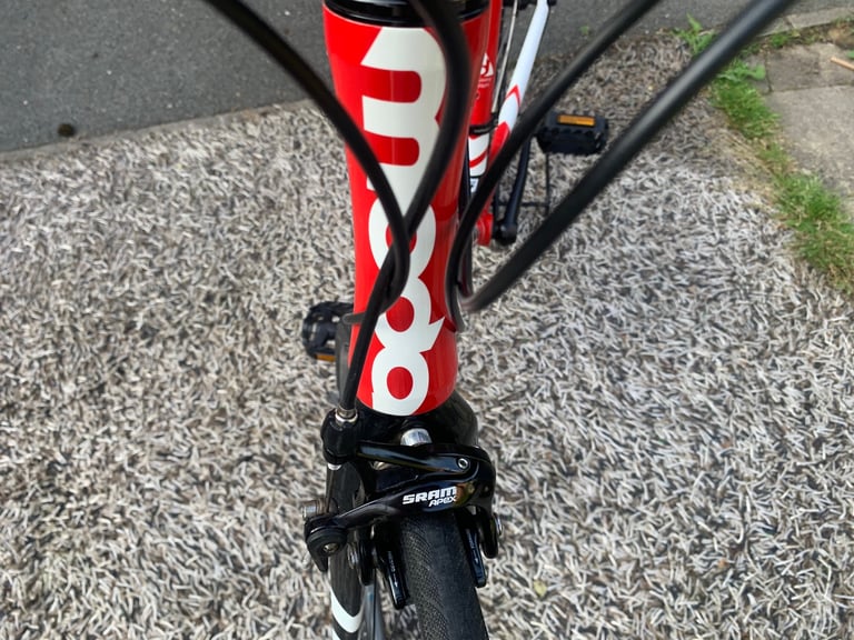 MODA TEMPO HALF CARBON 20 SPEED ROAD BIKE,56cm FRAME,105 SHIFTERS/TIAGRA GEARS/SRAM APEX 