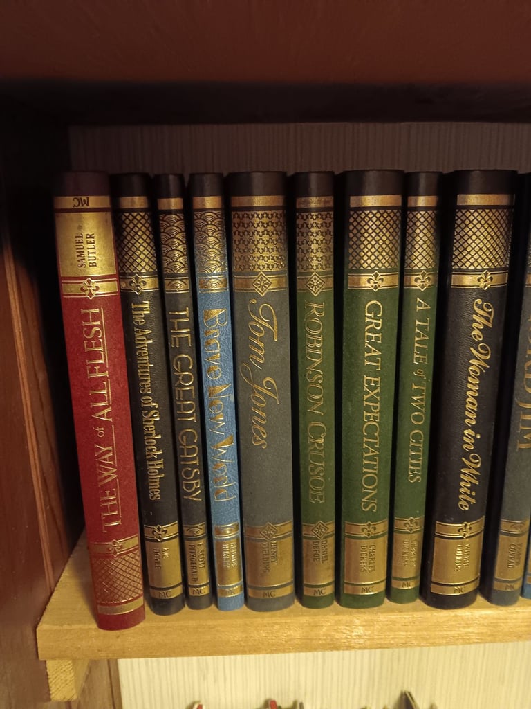 Various hardback books