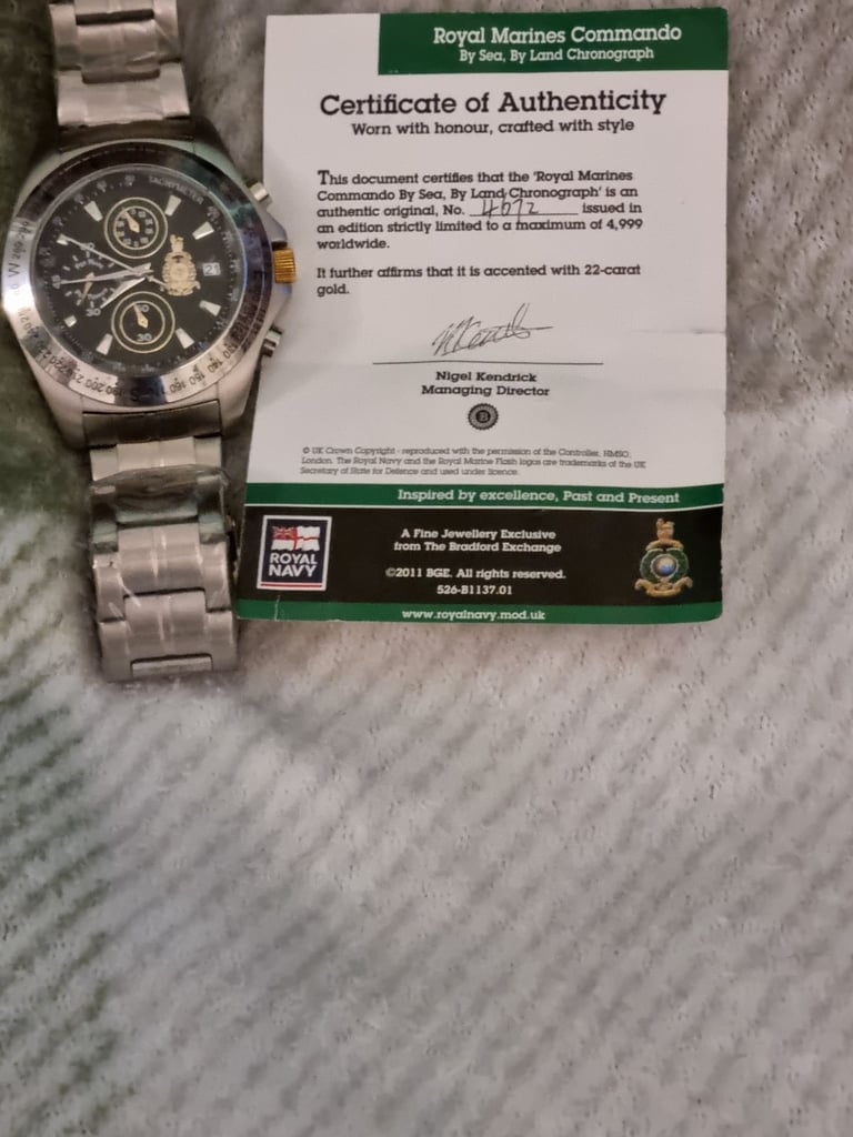 Very rare man's commando marines wach 