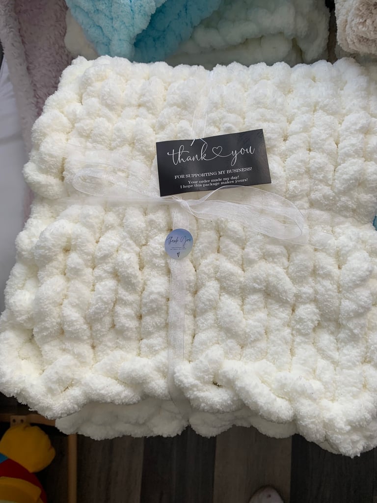  baby blankets hand knitted 