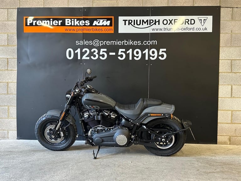 STUNNING ONE OWNER 2023/23 HARLEY-DAVIDSON FXFBS FAT BOB 114 MOTORCYCLE 