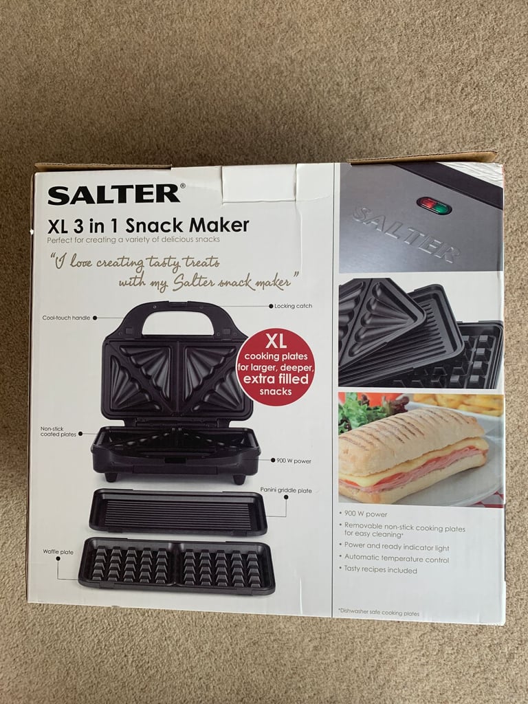 Salter 3 in 1 Snack maker
